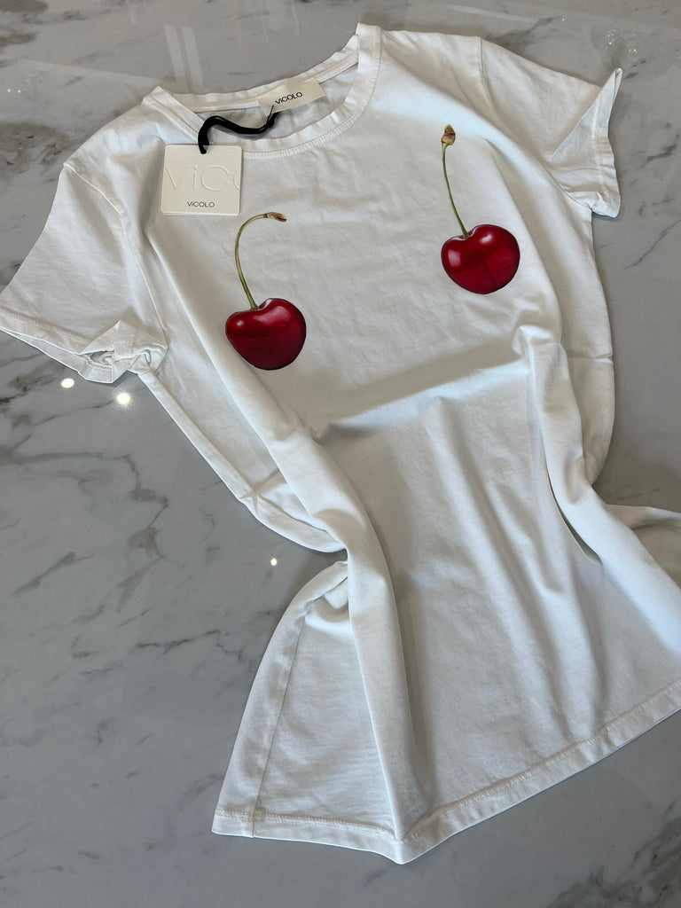 ViCOLO•T-shirt ciliegie Cherries