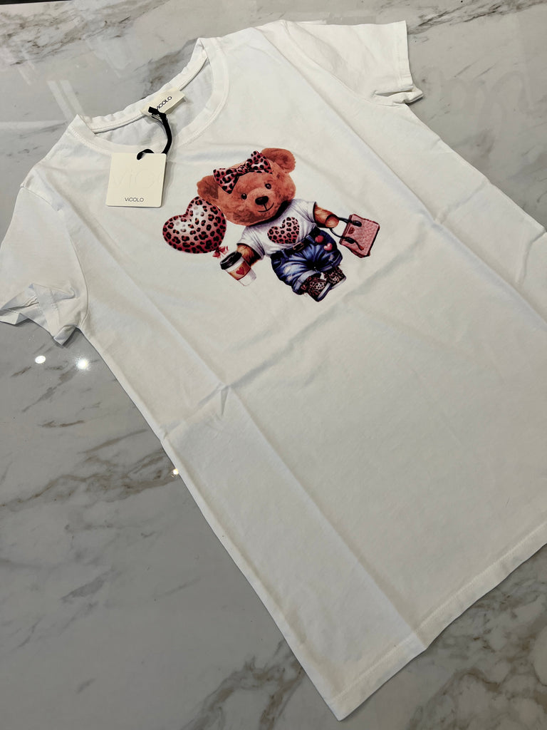 ViCOLO•T-shirt Teddy Girl