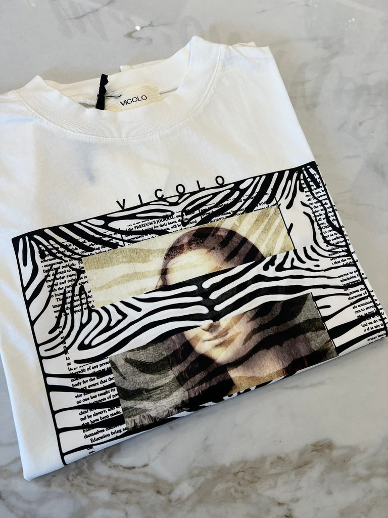 ViCOLO•T-shirt over Monnalisa zebra