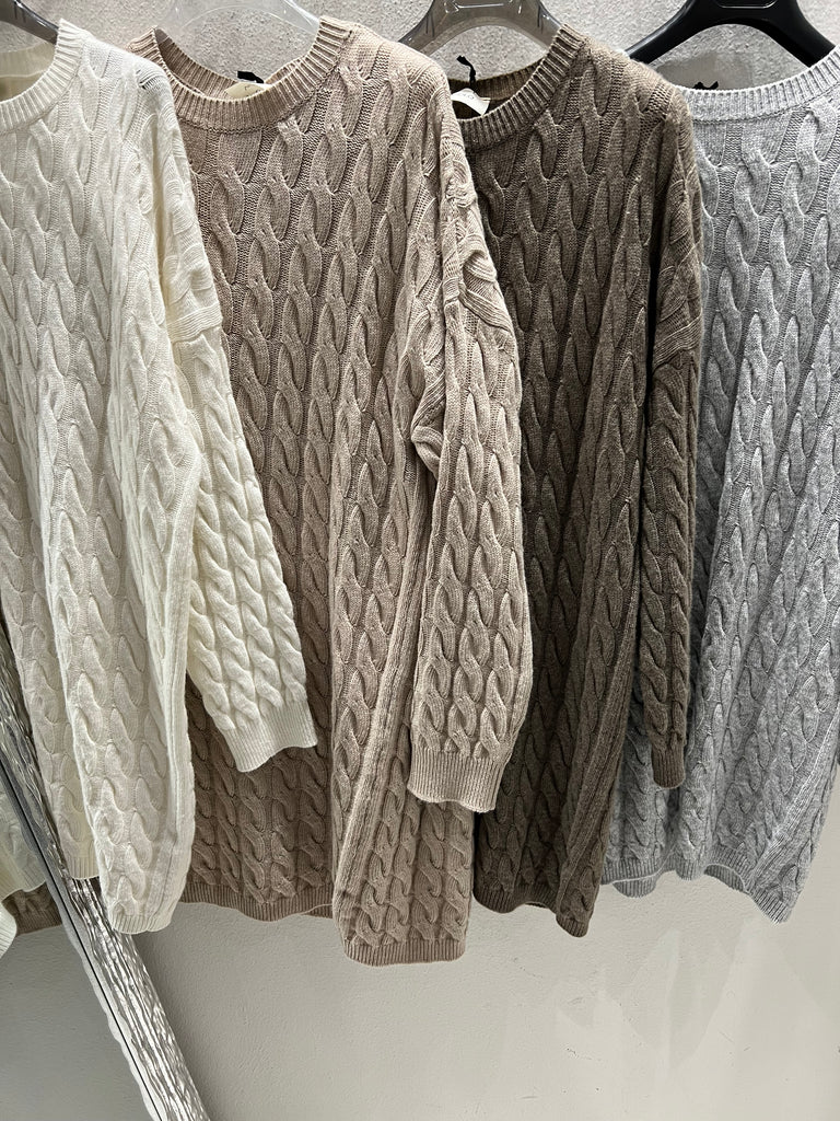 Vicolo-Abitino in lana a trecce-Più colori
