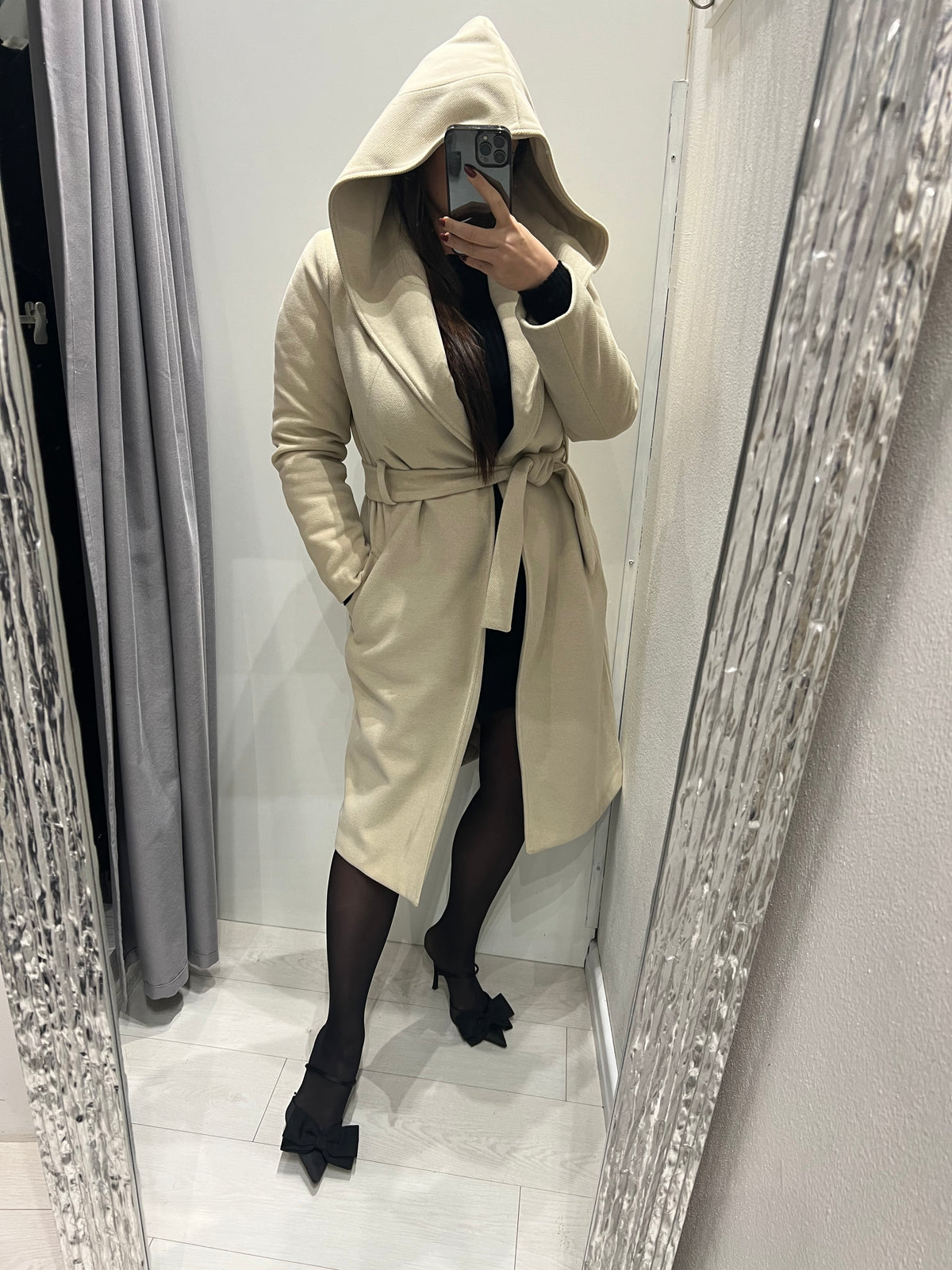 Cappotto Trapuntato Kekoo A Palloncino | Zip | Blu Notte | Taglia XL/XXL | Donna