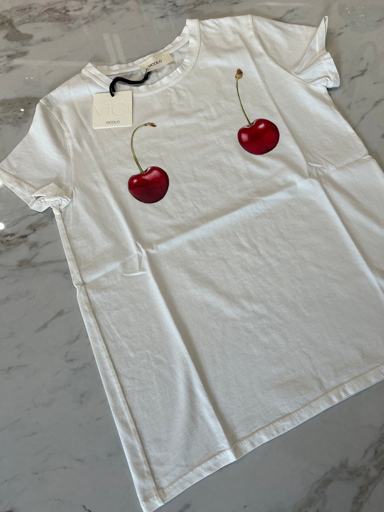 ViCOLO•T-shirt ciliegie Cherries