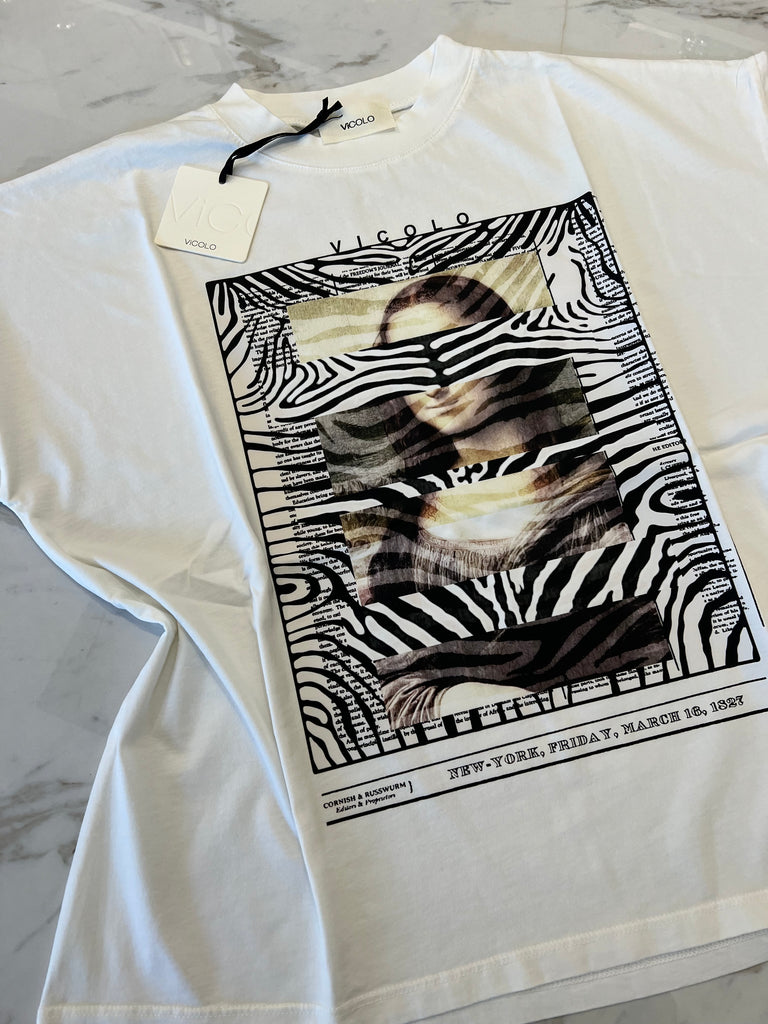ViCOLO•T-shirt over Monnalisa zebra