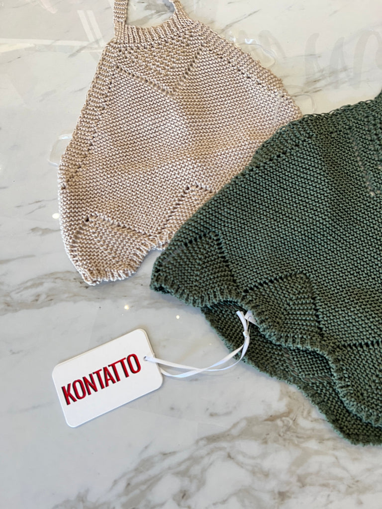 KONTATTO•Top crochet cappette•Più colori