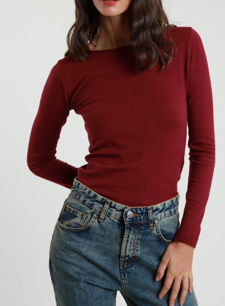 Susy Mix•Maglioncino barchetta soffice viscosa•Più colori