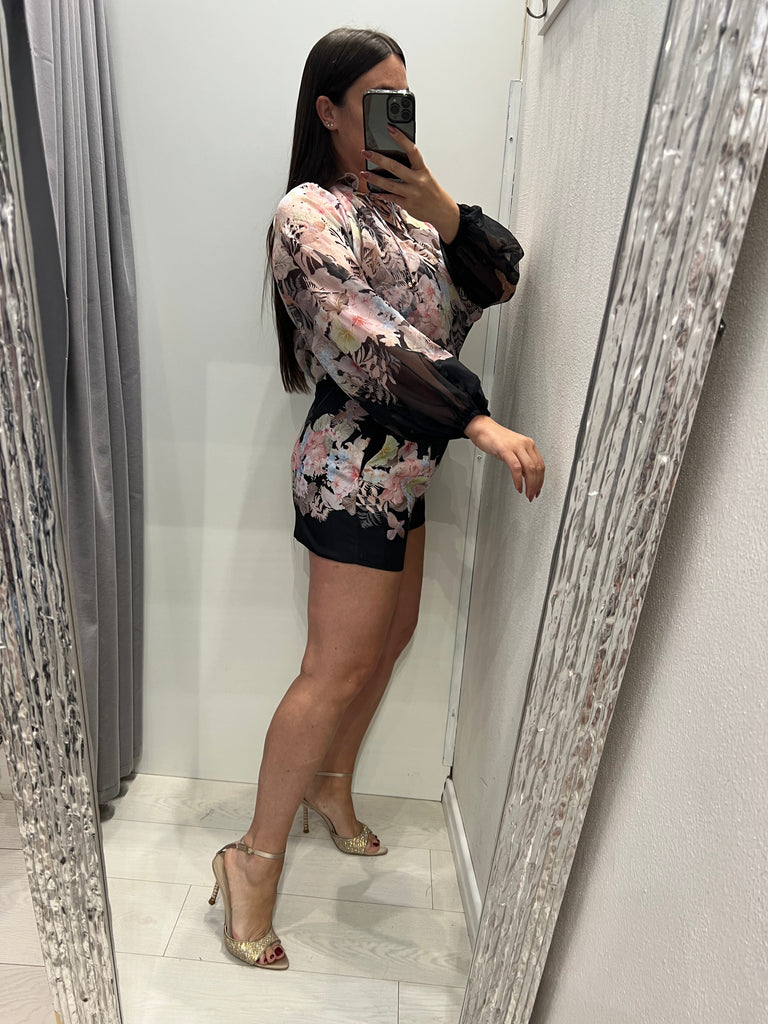 🚨KONTATTO•Completo Zimmer camicia+pantaloncino base nera