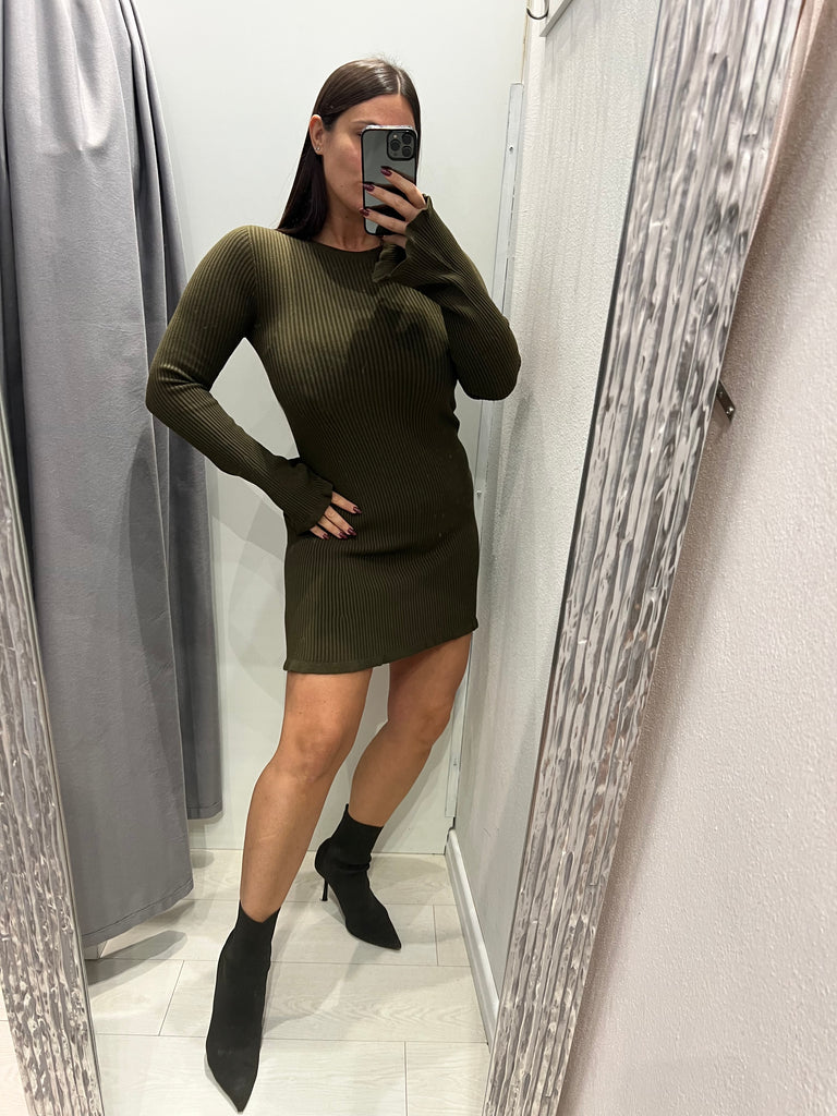 KONTATTO•Abitino cappettine a costine•Più colori