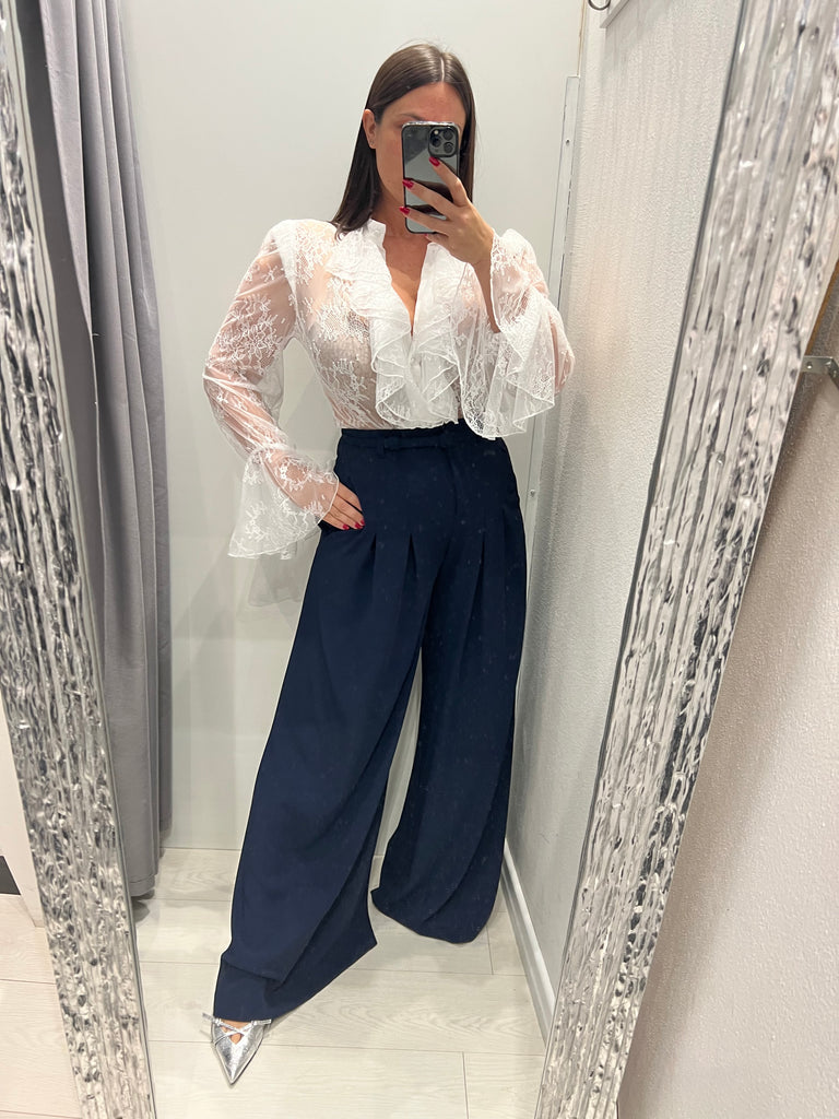 IMPERIAL•Pantalone palazzo blu
