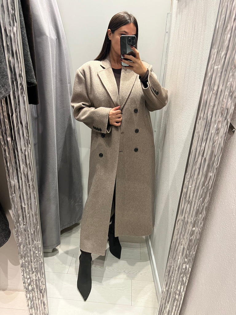 ViCOLO•Cappotto over doppiopetto cascià