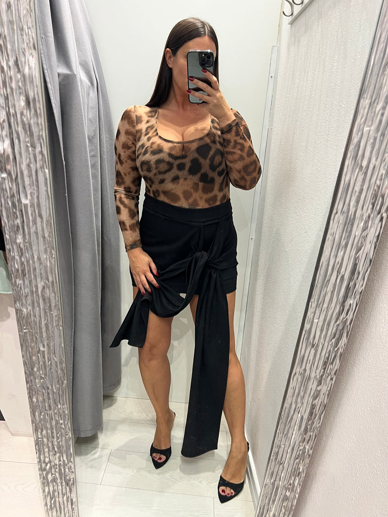 LUMINA•Gonna pantaloncino Nero