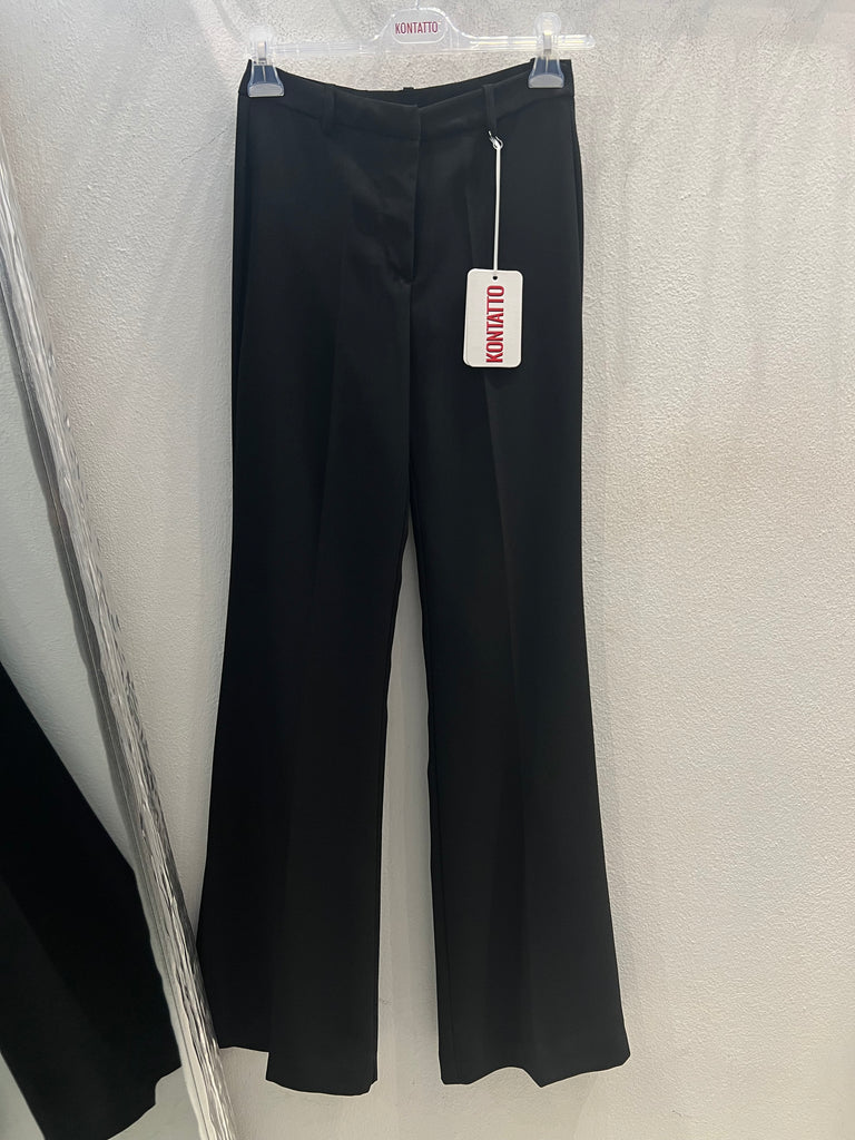 KONTATTO•Pantalone flare nero