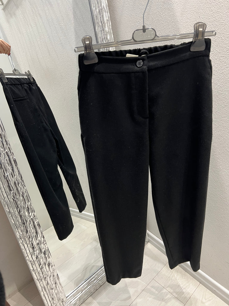 ViCOLO•Pantalone basic flanella nero