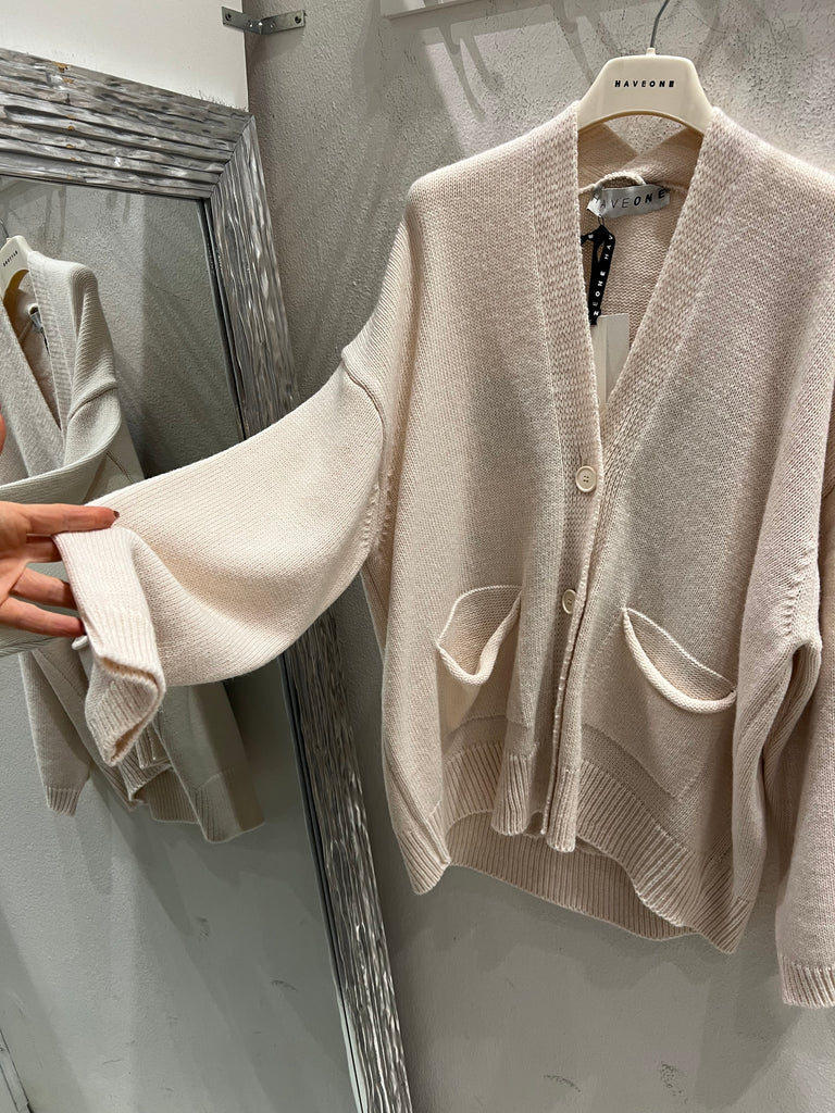 BLK30 HaveOne•Cardigan burro tigre dietro Dreamer