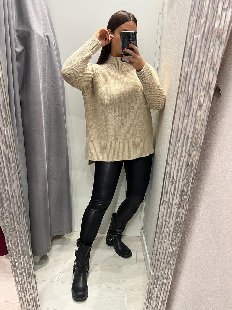 KONTATTO•Maxi lupetto spacchetti con lurex•Più colori