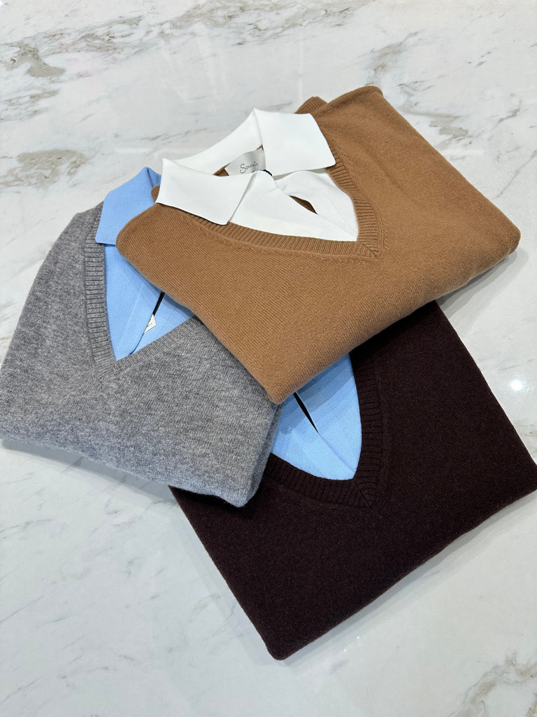 Souvenir•Maglioncino colletto•Più colori