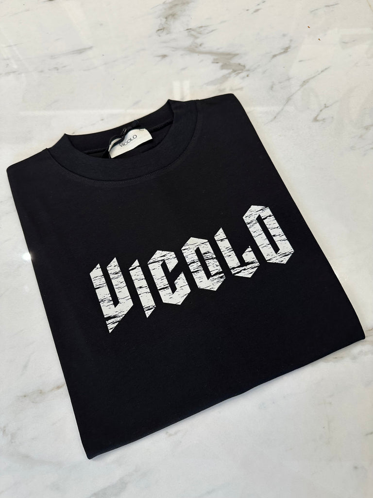 ViCOLO•T-shirt over scritta ViCOLO