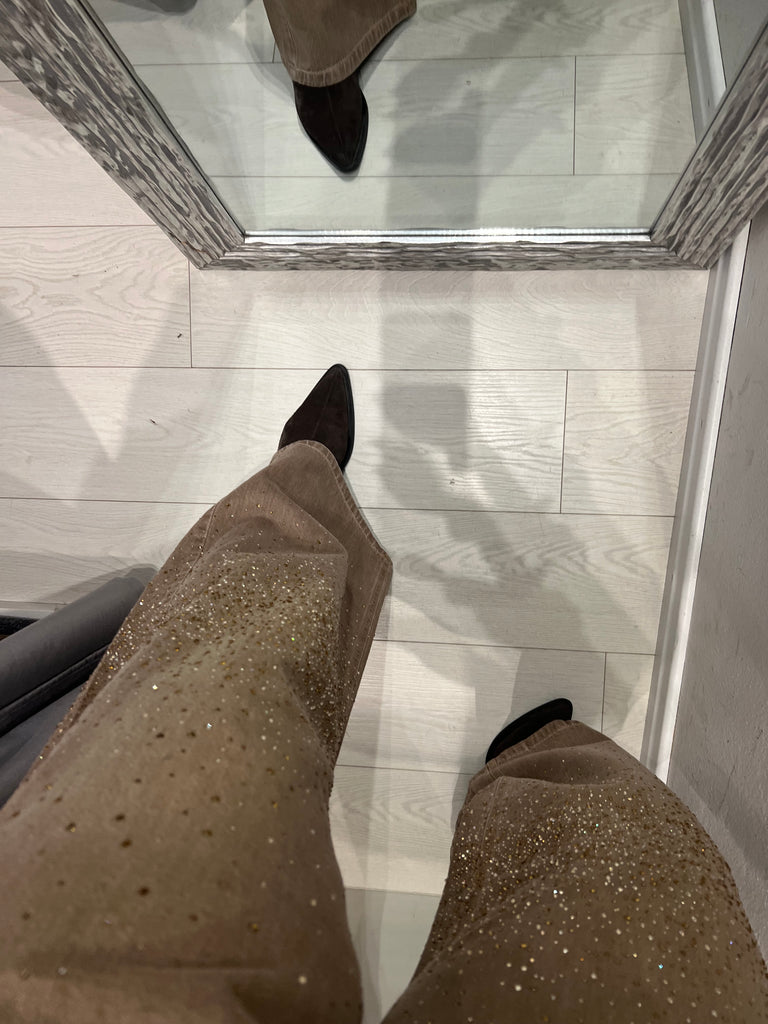 HaveOne•Jeans Amelie strass