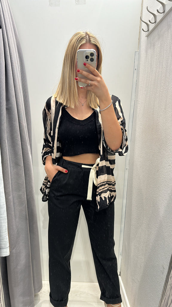 MSS💥HaveOne•Camicia coreana stampa geometrica etnica