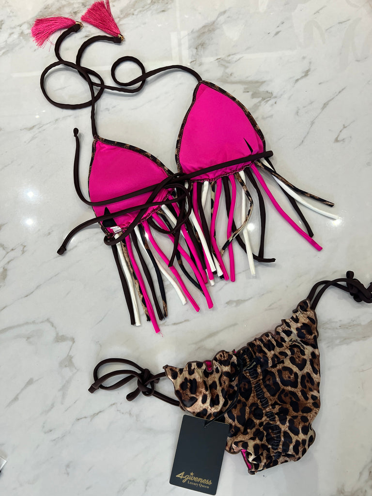 🚨4giveness-Bikini triangolo e slip con laccetti