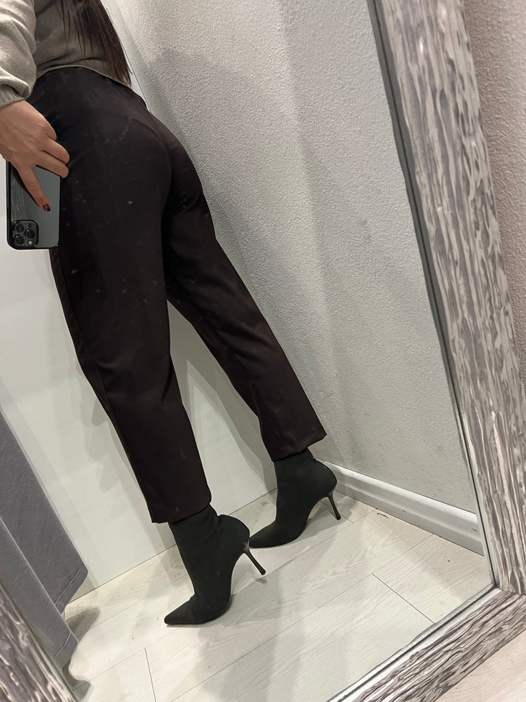 HaveOne•Pantalone moro elastico dietro