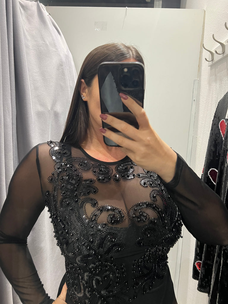 Souvenir•Body cabochon neri