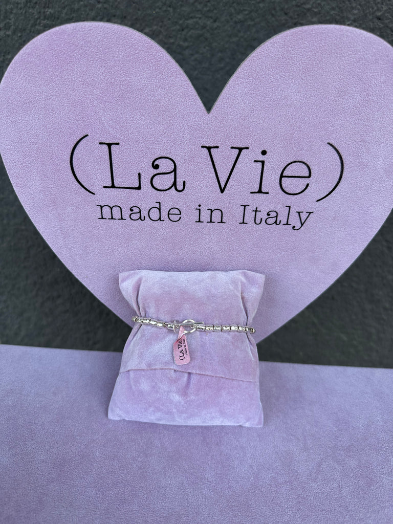 La Vie•Bracciale tbar granelli barboncino