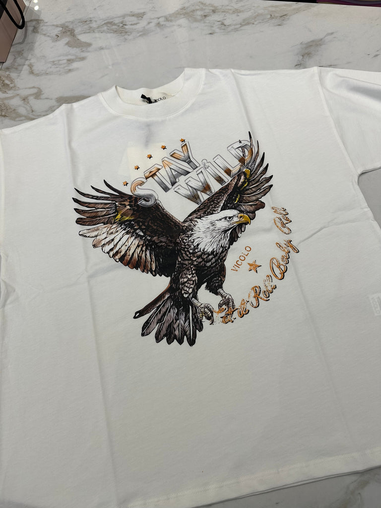ViCOLO•T-shirt over STAY WILD