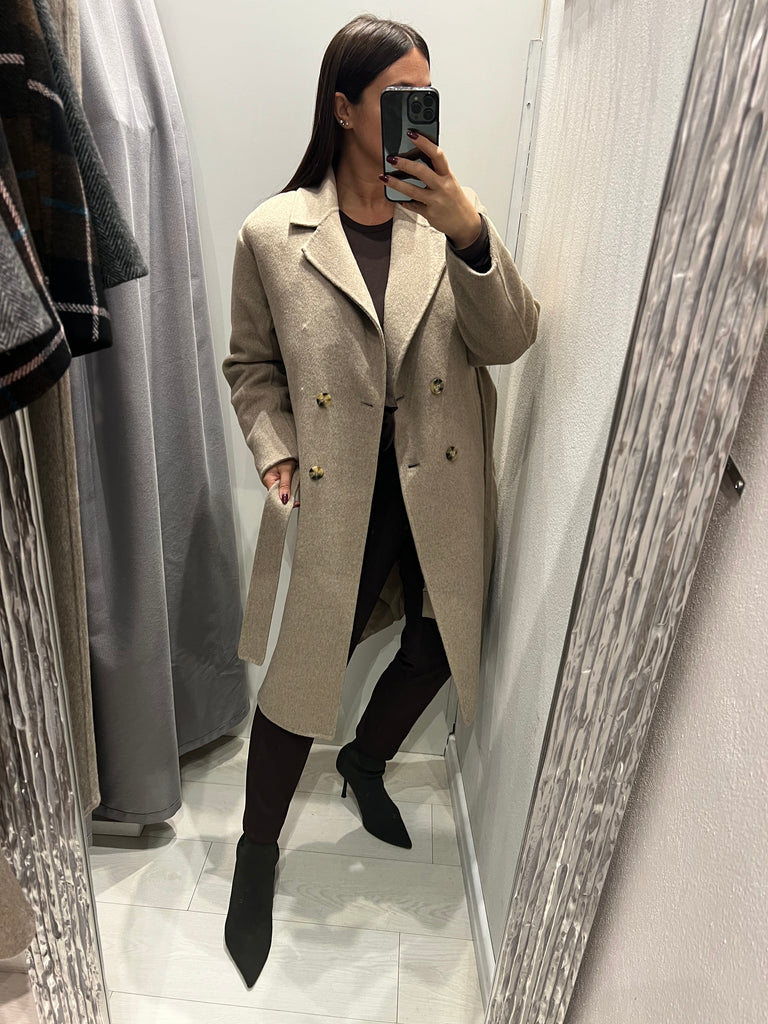 ViCOLO•Cappotto cappuccio removibile inserti piumino