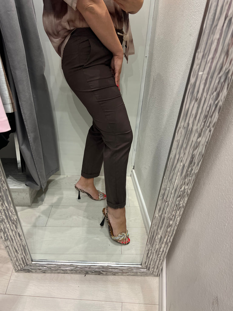 MSS💥ViCOLO•Pantalone tela leggerissima•Moro