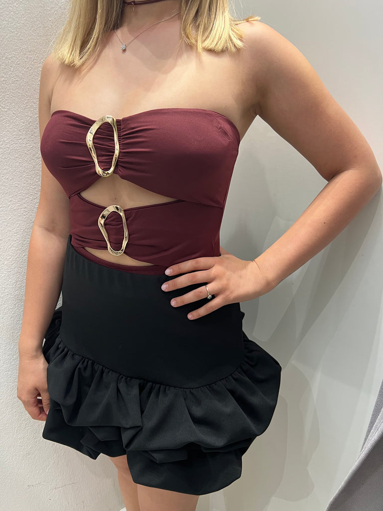 MSS💥KONTATTO•Top fascia cut-out anelli oro•Più colori