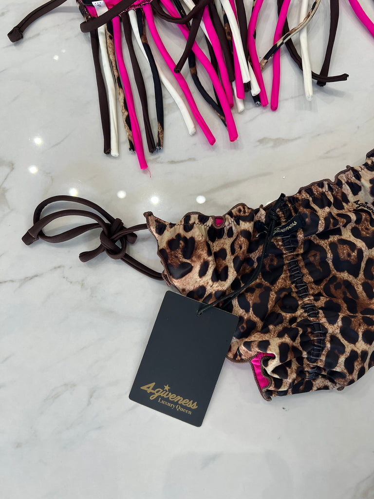 🚨4giveness-Bikini triangolo e slip con laccetti