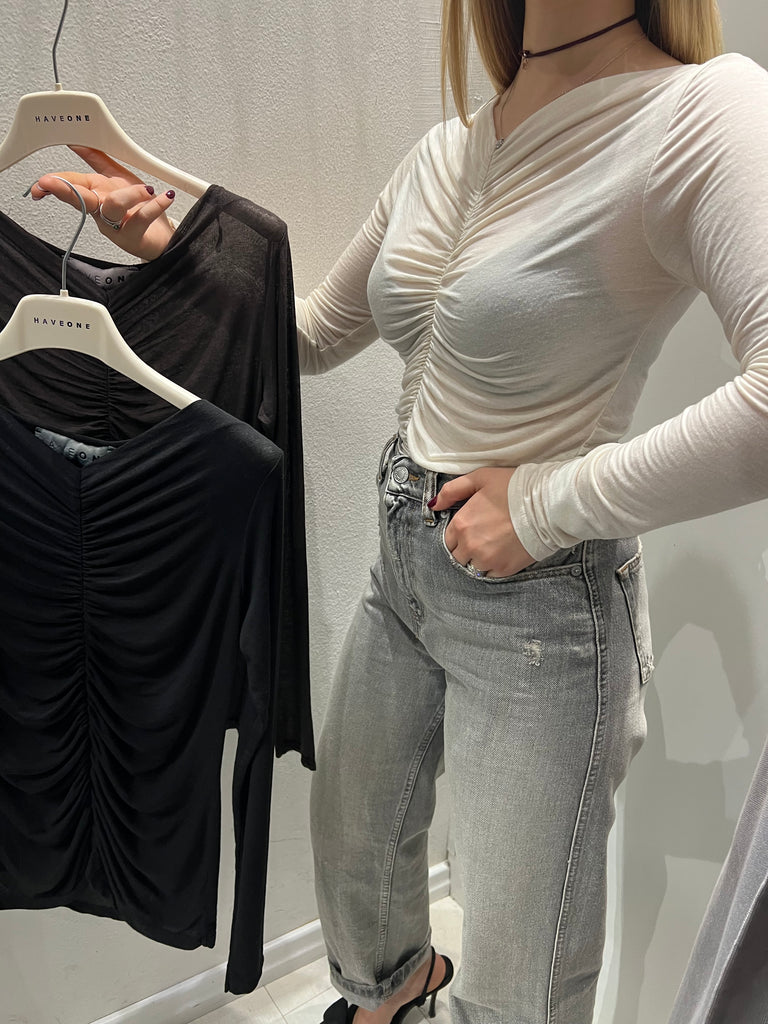 HaveOne•Maglia arriccio misto cashmere•Più colori