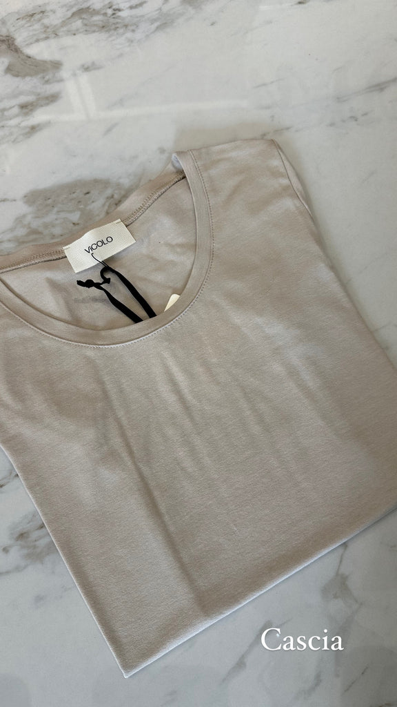 EVER ViCOLO•T-shirt basica sfiancata•Più colori