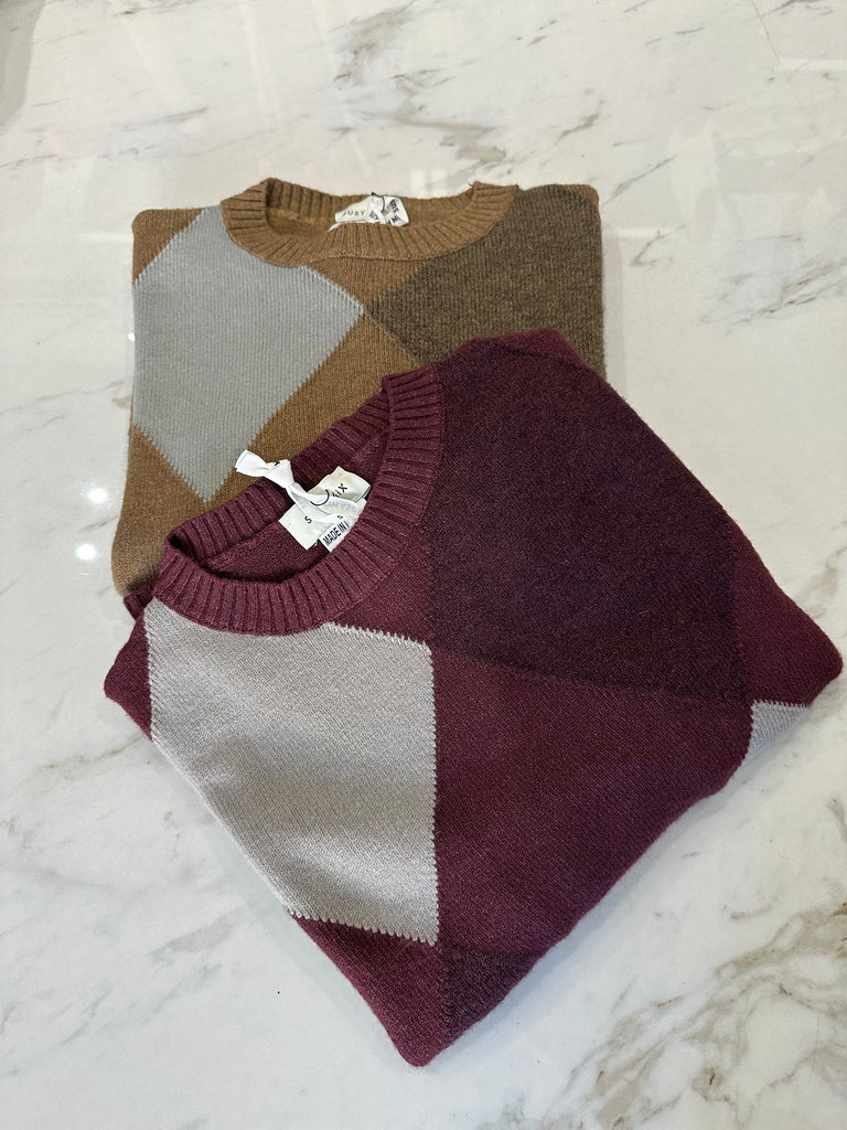 Susy Mix•Maglioncino scatoletta rombi•Più colori