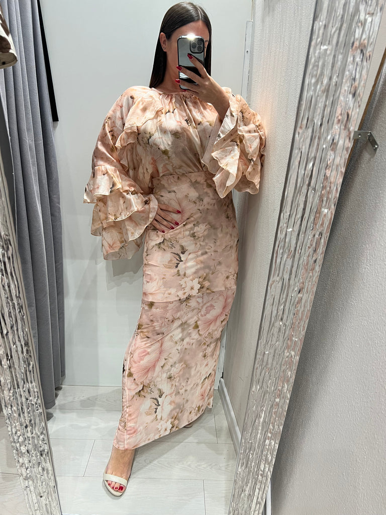 HaveOne•Gonna tulle stampa floreale