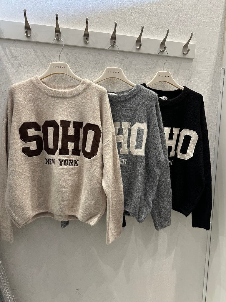 HaveOne•Maglione soffice SOHO NEW YORK•Più colori