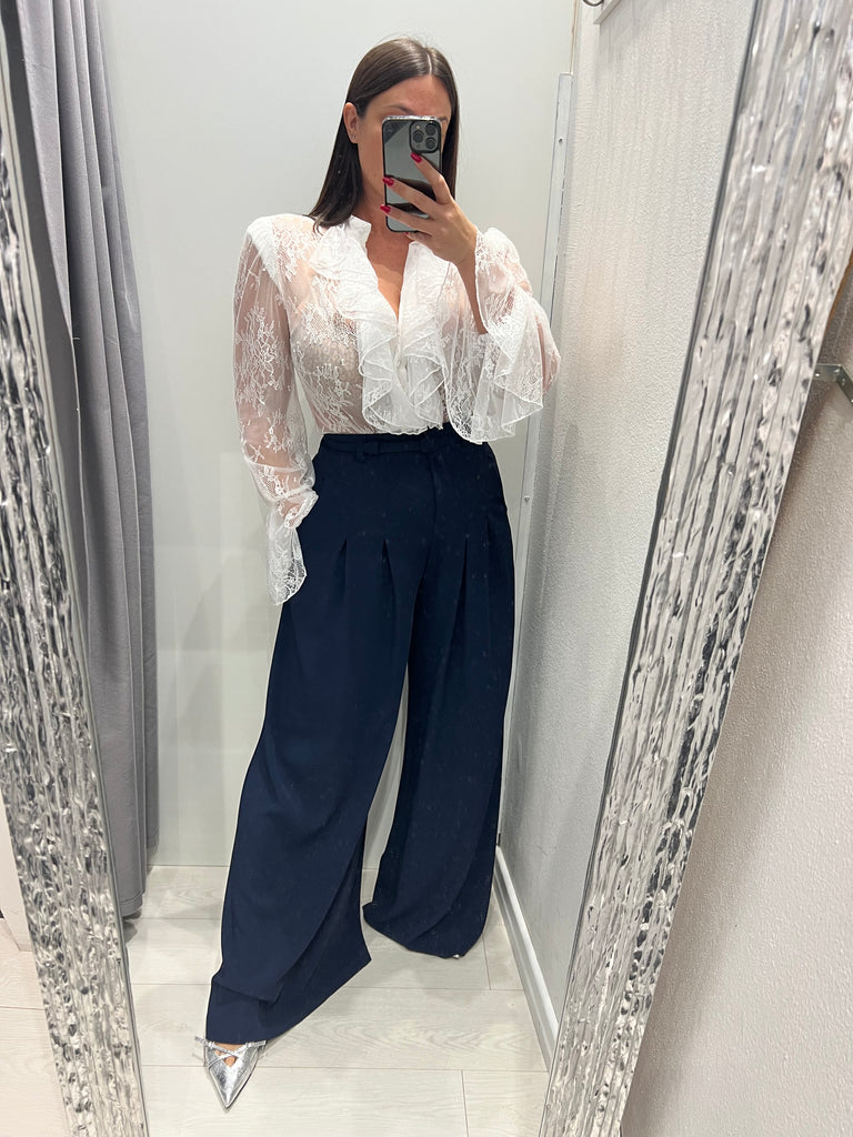 IMPERIAL•Pantalone palazzo blu