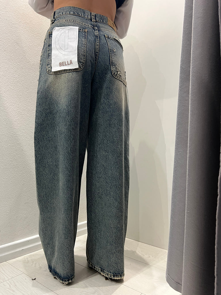 HaveOne•Jeans Bella lavaggio thè strass