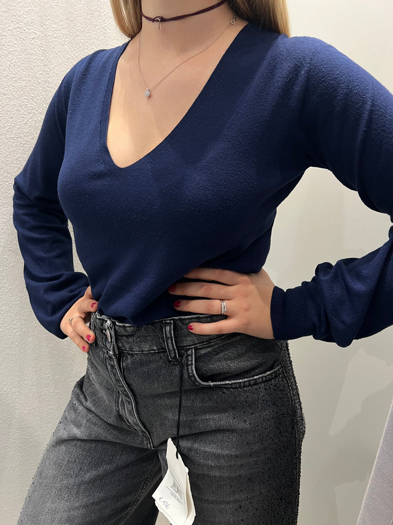 BLK30 KONTATTO•Maglioncino scollo V•Più colori