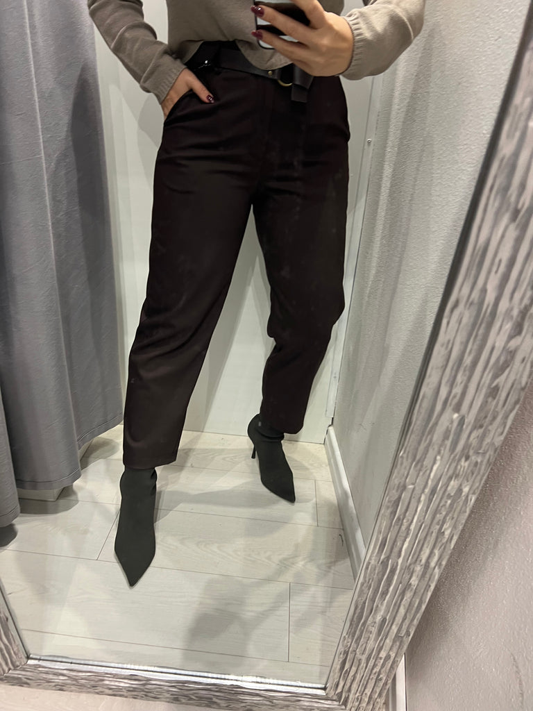 HaveOne•Pantalone moro elastico dietro