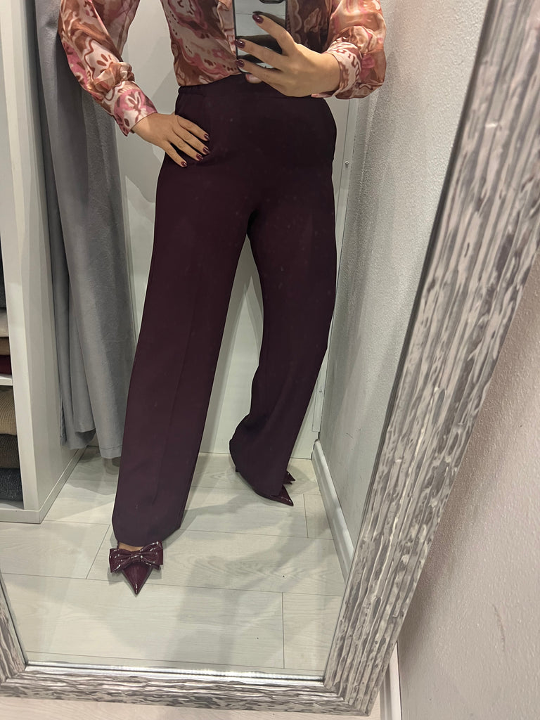 IMPERIAL•Pantalone best prugna elastico