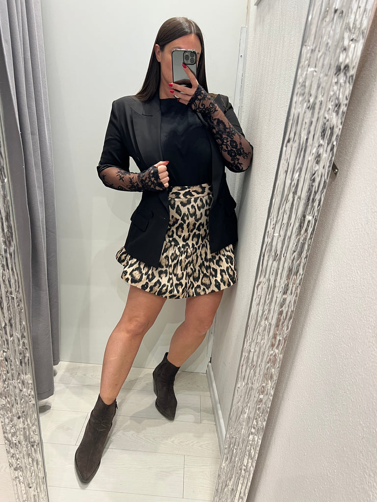MSS💥ViCOLO•T-shirt over maniche in pizzo•Più colori