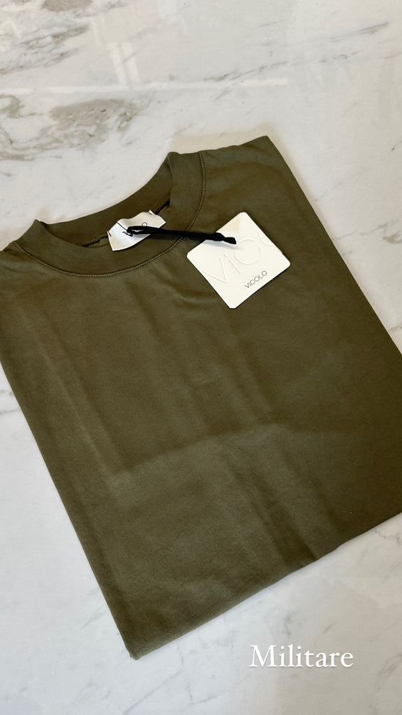EVER ViCOLO•T-shirt over in cotone•Più colori