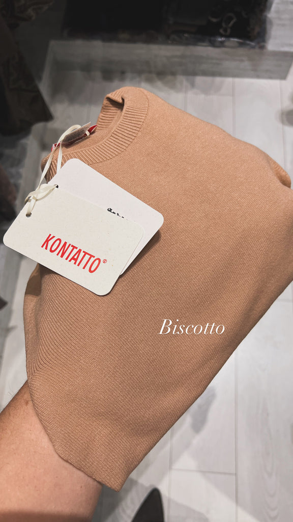 KONTATTO•Maglioncino crop manica lunga•Più colori