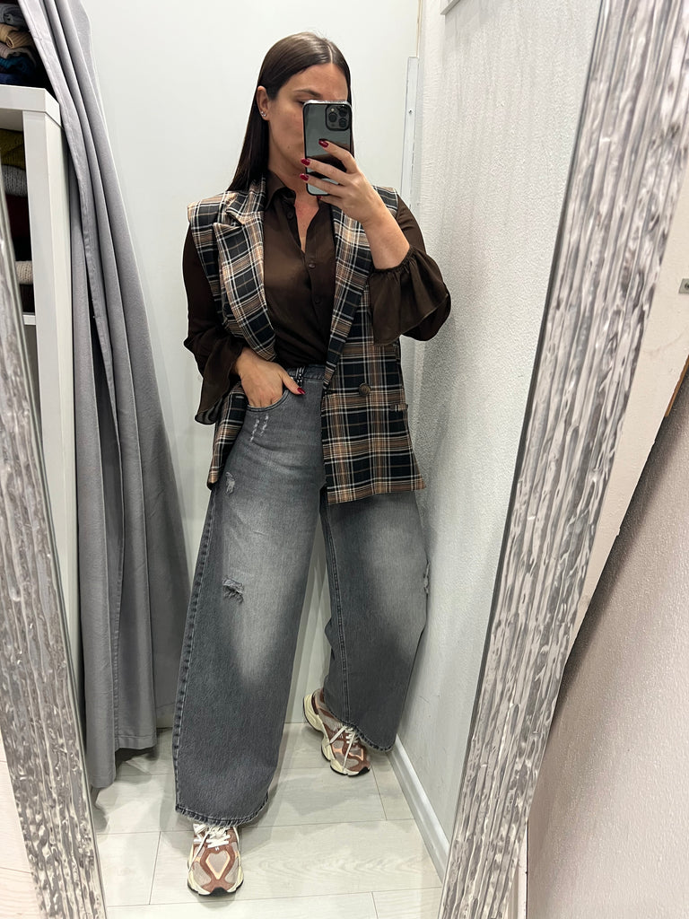 HaveOne•Jeans Bella grigio slavato
