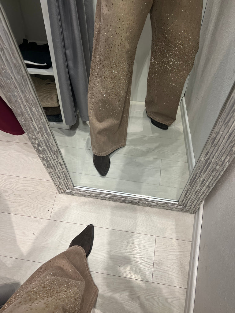 HaveOne•Jeans Amelie strass