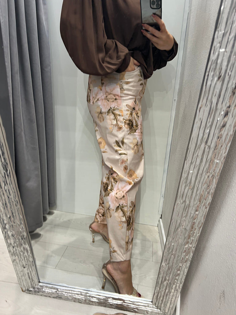 ViCOLO•Pantalone floreale in cotone