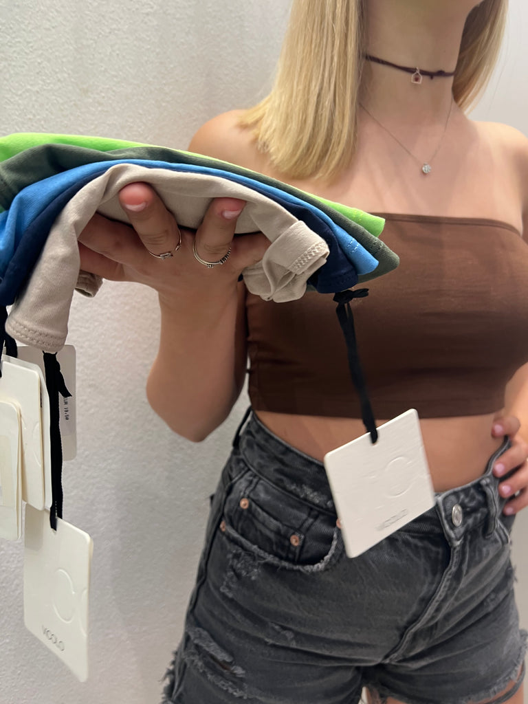 🚨ViCOLO•Top a fascia elasticizzato FIF•Più colori