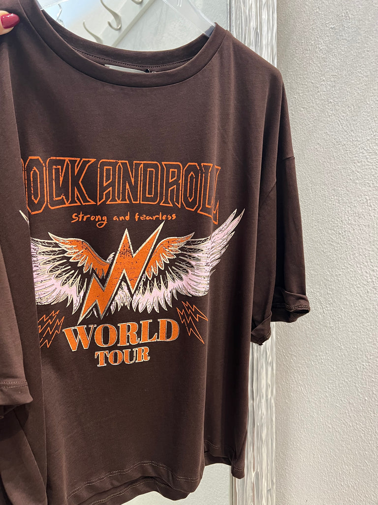 Souvenir•T-shirt Rock and Roll moro