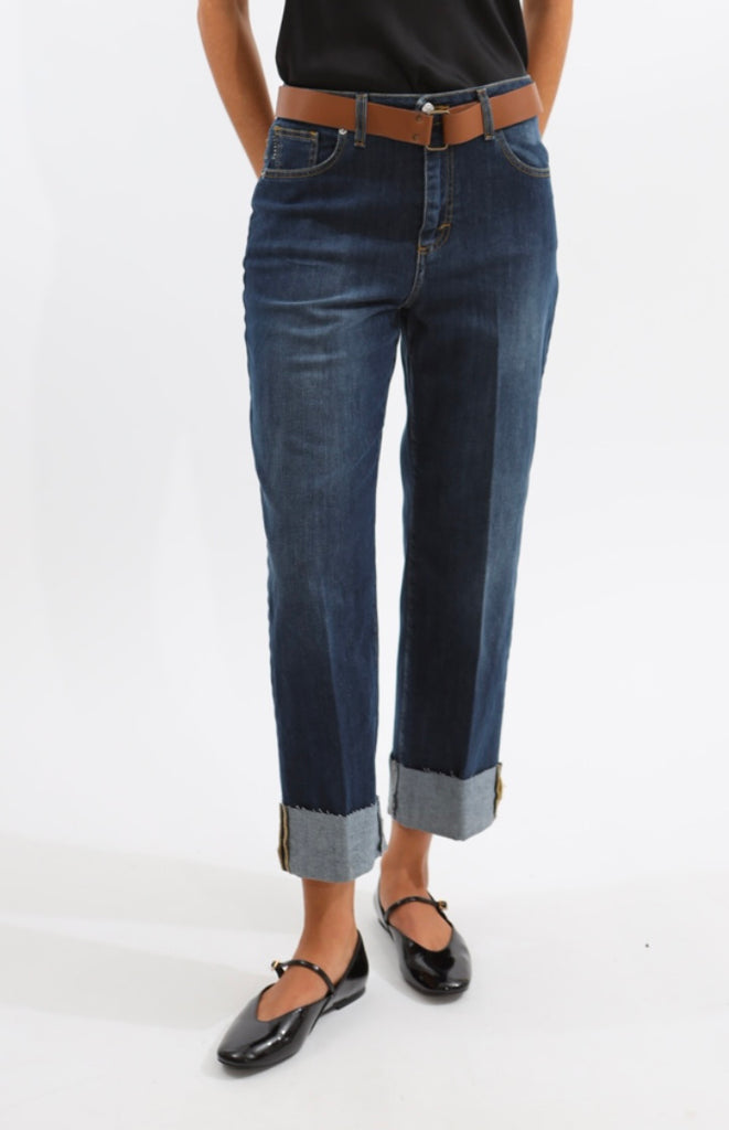 HaveOne•Jeans Mandy lavaggio blu